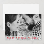 Vakkerfeestdag met feestdag voor het liefste huwel aankondiging (Voorkant / Achterkant)