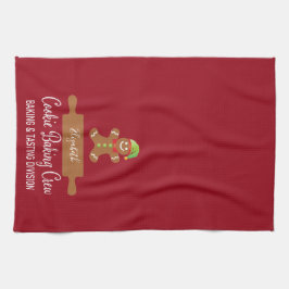 Vakkerfeestdag Typografie Gingerbrood bakken Theedoek