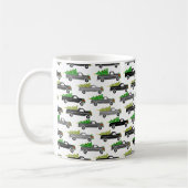 Vakkerfeestdagen met kerstbomen koffiemok (Links)