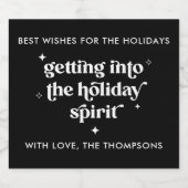 Vakkerkerkerfeestdag Likeurfles Etiket (Enkel label)