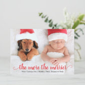 Vakkerkerkerkerstavond Feestdagenkaart (Staand voorkant)