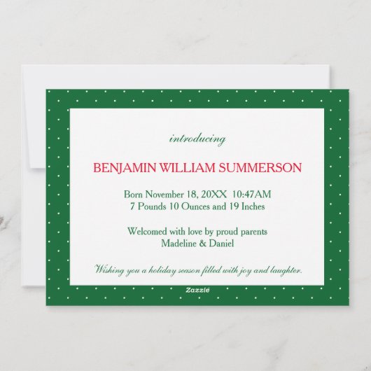 Vakkerkerkerkerstavond Feestdagenkaart (Achterkant)