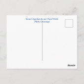 Vakkerkerkerstcowboy en paarden briefkaart (Achterkant)