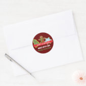 Vakkerkerkoekjes Ronde Sticker (Envelop)