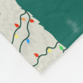 Vakkerkerstfeest Grote Pyreneeën Fleece Deken (Hoek)