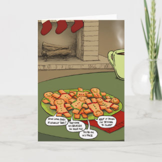 Vakkerkerstontbijt Mannen Wenskaart Kaart