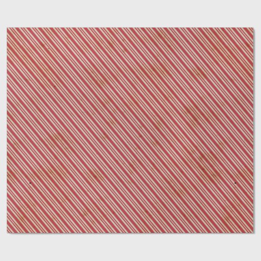 Vakkerkerstsnoeprietstripes Cadeaupapier (Vlak)