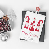 Vakkerrode kerstkaart feestdagen kaart