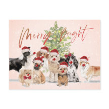 Vakkerstfeestdagen Hondenliefhebbers Merry Santa H