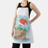 Vakkist met kerstversiering en kersthoed schort (Insitu)