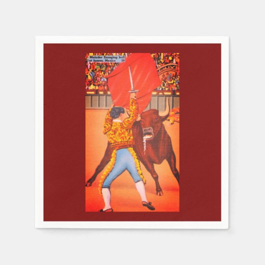 Vakkundige Matador's Cape vs. Raging Bull Servet (Voorkant)