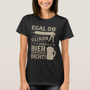 Vakman gezegde ongeacht of siliconen of bij t-shirt