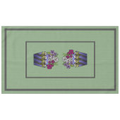 Vakman Lily Vaas 60" x 104" Tafelkleed (Voorkant (Horizontaal))