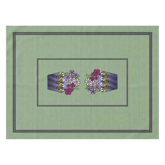 Vakman Lily Vase 52" x 70" Tafelkleed (Voorkant (Horizontaal))