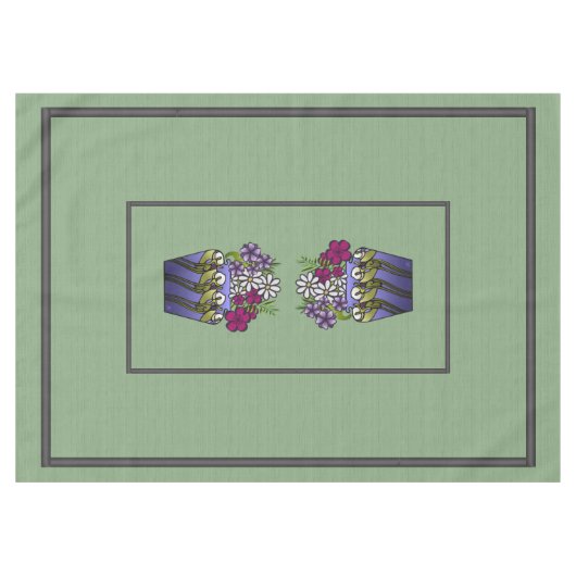 Vakman Lily Vase 60" x 84" Tafelkleed (Voorkant (Horizontaal))