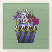 Vakman Lily Vase Glazen Onderzetter (Voorkant)