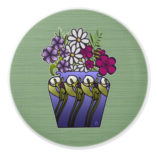 Vakman Lily Vase Keramische Knop (Voorkant)