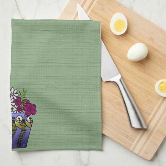 Vakman Lily Vase Theedoek (Quarter Fold)