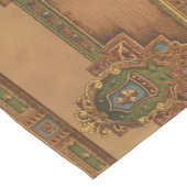 Vakman of Mission Style Faux Wood Frieze Korte Tafelloper (Hoek)