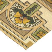 Vakman of Mission Style Square Lijst Bloemen Korte Tafelloper (Hoek)