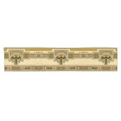 Vakman of Mission Style Square Lijst Bloemen Korte Tafelloper (Horizontaal)