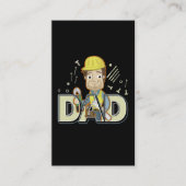 Vakman Papa Elektricus Husband Handyman Visitekaartje (Voorkant)