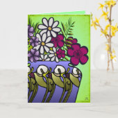 Vakman (Vriendschap Kaart) Kaart (Gele Bloem)