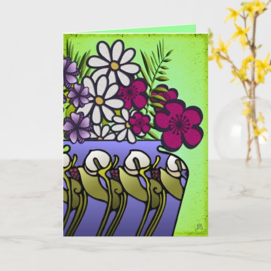 Vakman (Vriendschap Kaart) Kaart (Gele Bloem)