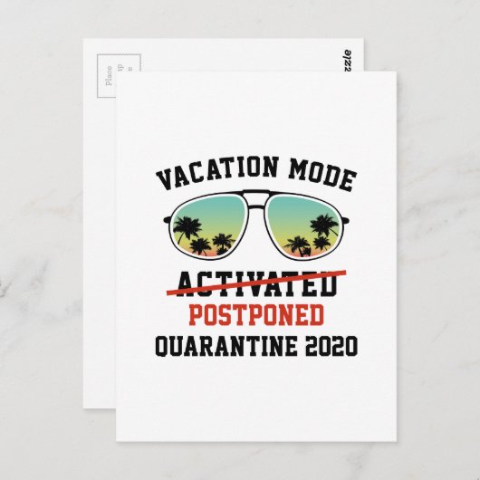 Vakmodus Uitgesteld Briefkaart (Voorkant / Achterkant)