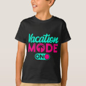 Vakmodus zomervakantie t-shirt (Voorkant)