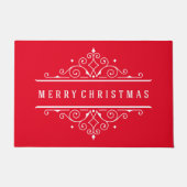 Vakopening voor kerstmis deurmat (Voorkant)