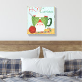 Vakvoetbal met Mint Cocoa Canvas Afdruk (Insitu (Slaapkamer))