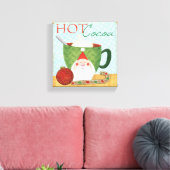 Vakvoetbal met Mint Cocoa Canvas Afdruk (Insitu (Woonkamer))