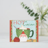 Vakvoetbal met Mint Cocoa Feestdagenkaart (Staand voorkant)