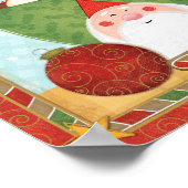 Vakvoetbal met Mint Cocoa Poster (Hoek)