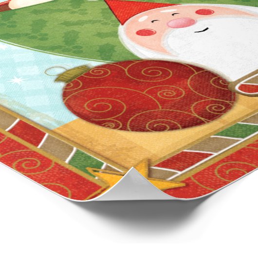 Vakvoetbal met Mint Cocoa Poster (Hoek)