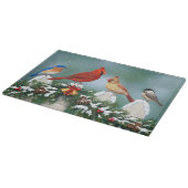 Vakvogels en kerstgarland snijplank (Hoek)