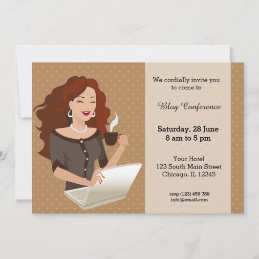 Vakvrouw Kaart (Voorkant)