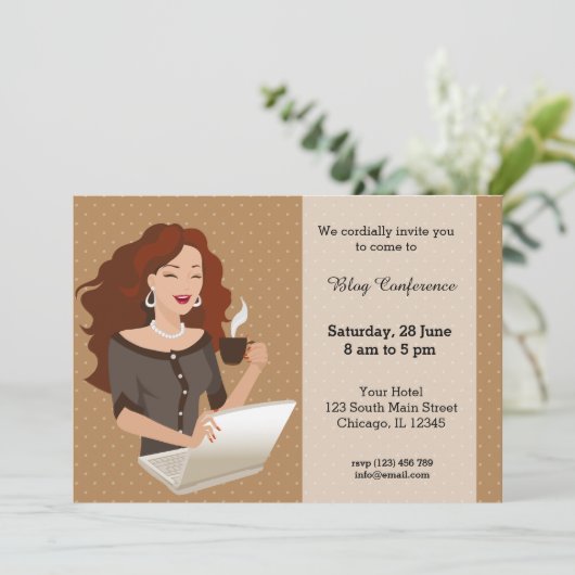 Vakvrouw Kaart (Staand voorkant)