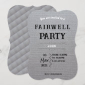 Vakwelsuitnodiging Kaart (Voorkant / Achterkant)