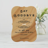 Vakwelsuitnodiging Kaart (Staand voorkant)