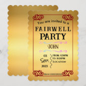 Vakwelsuitnodiging Kaart (Voorkant / Achterkant)