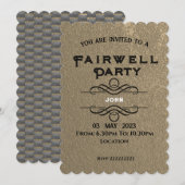 Vakwelsuitnodiging Kaart (Voorkant / Achterkant)