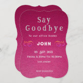 Vakwelsuitnodiging Kaart (Voorkant / Achterkant)