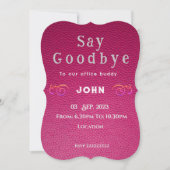 Vakwelsuitnodiging Kaart (Voorkant)