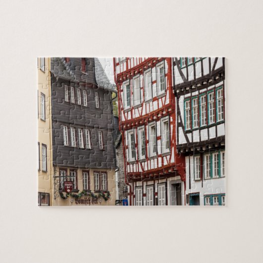 Vakwerkhuizen Legpuzzel (Horizontaal)