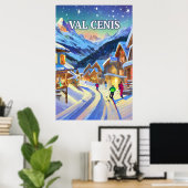 Val Cenis: Emeraude des Alpes, Hivernale Serenitei Poster (Thuiskantoor)