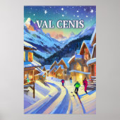 Val Cenis: Emeraude des Alpes, Hivernale Serenitei Poster (Voorkant)