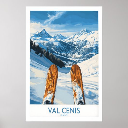 Val Cenis Frankrijk Poster 1 (Voorkant)