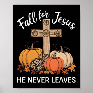 Val Christus Niet Hij Verlaat Nooit Christelijke H Poster